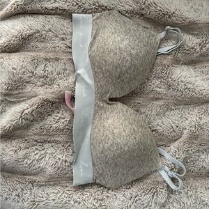 Victoria's Secret Gray Bra with White Accents